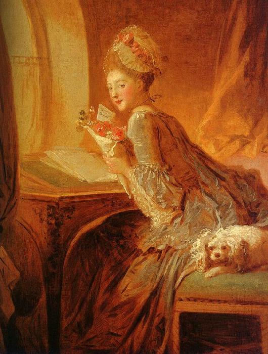 Jean-Honore Fragonard The Love Letter oil painting picture